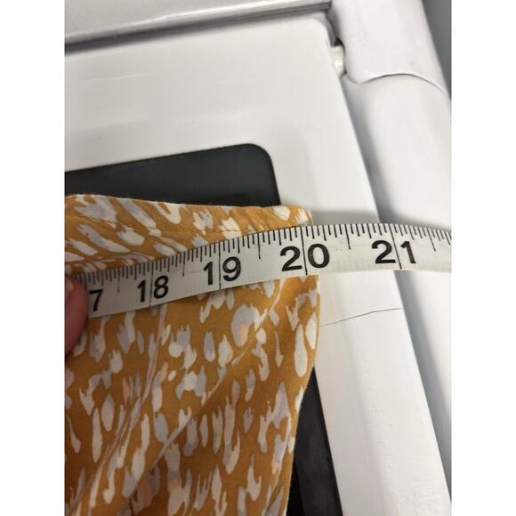 Banana Republic Yellow Gold Dress Cottage Size M - Picture 5 of 6